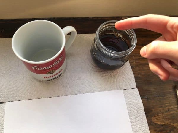 How to make coffee art. Coffee mug. Paintbrush. Spoon. Paper. Supplies for Coffee art. Coffee art DIY. Coffee stain art. Coffee ring art. Mixed media art. Mixed media. Cute quotes. Cute coffee quotes. Coffee quotes. Coffee lover crafts. Coffee lover decor.