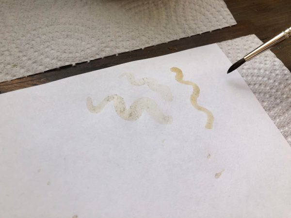 How to make coffee art. Coffee mug. Paintbrush. Spoon. Paper. Supplies for Coffee art. Coffee art DIY. Coffee stain art. Coffee ring art. Mixed media art. Mixed media. Cute quotes. Cute coffee quotes. Coffee quotes. Coffee lover crafts. Coffee lover decor.